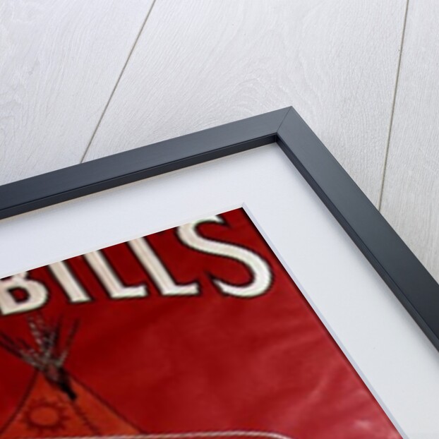 Poster advertising Buffalo Bill's Wild West show, published by Weiners Ltd., London by English School