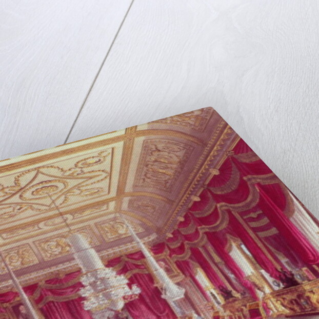 The Crimson Drawing Room, Carlton House from Pyne's 'Royal Residences', 1818 by William Henry Pyne