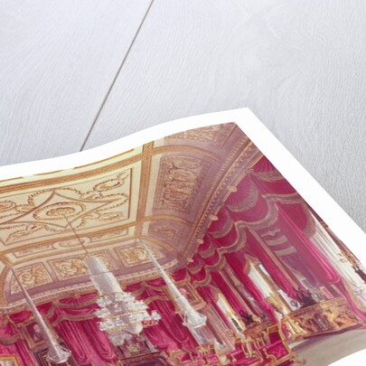 The Crimson Drawing Room, Carlton House from Pyne's 'Royal Residences', 1818 by William Henry Pyne