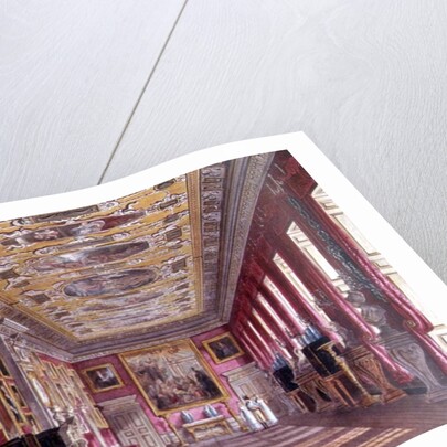The King's Gallery, Kensington Palace from Pyne's 'Royal Residences', 1818 by William Henry Pyne