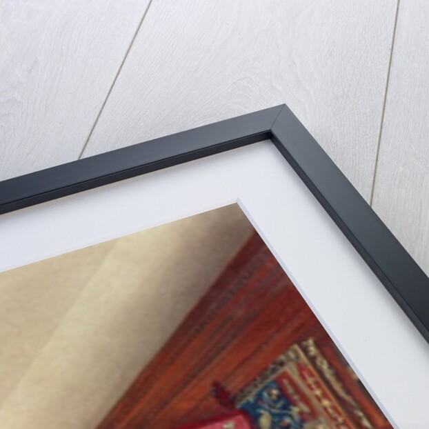 The Throne Room, Hampton Court from Pyne's 'Royal Residences', 1818 by William Henry Pyne