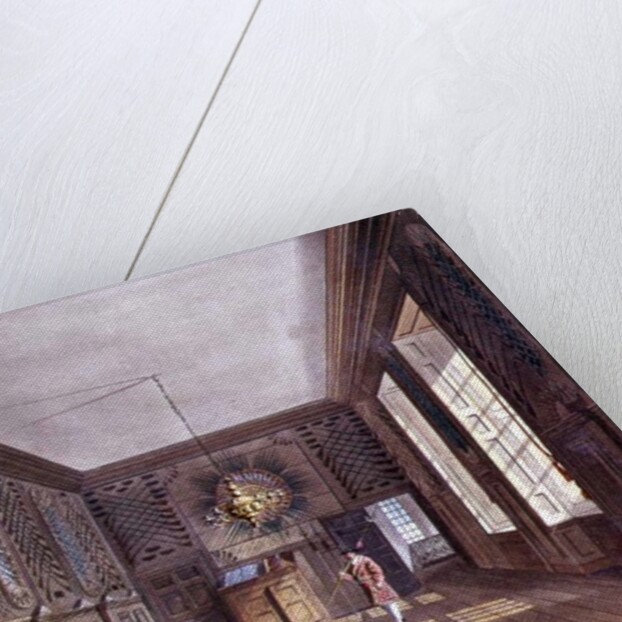 The Guard Chamber, St. James' Palace from Pyne's 'Royal Residences', 1818 by William Henry Pyne