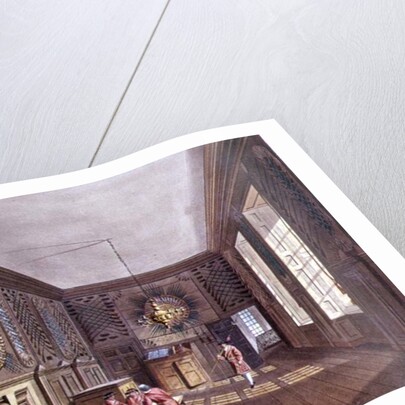 The Guard Chamber, St. James' Palace from Pyne's 'Royal Residences', 1818 by William Henry Pyne