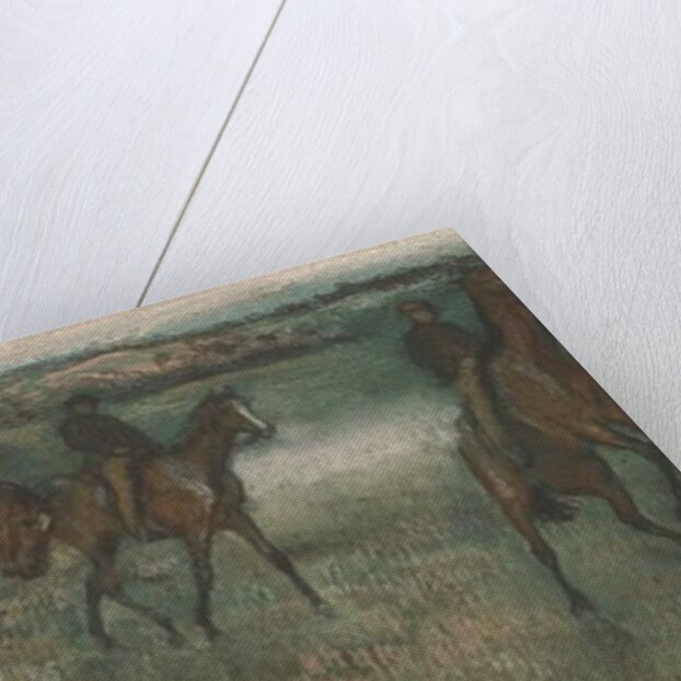 Racehorses by Edgar Degas