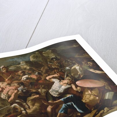 The Battle between the Israelites and the Amorites, 1625-26 by Nicolas Poussin