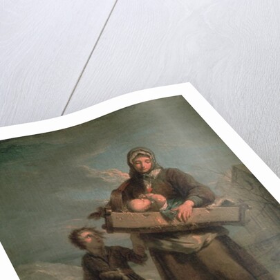 Poor Woman with Children by Jacques Dumont
