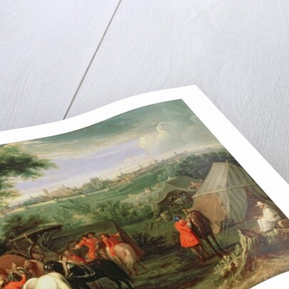 The Army of Louis XIV before Tournai by Adam Frans van der Meulen