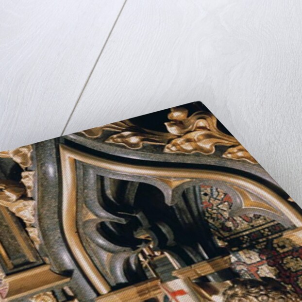 Detail of the fireplace in the Robing Room by Charles & Pugin Augustus Barry