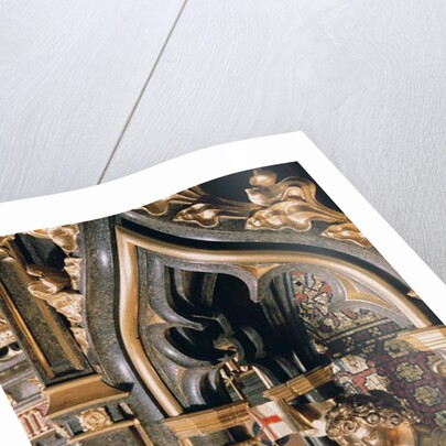 Detail of the fireplace in the Robing Room by Charles & Pugin Augustus Barry