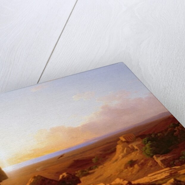 Romantic Landscape, 1860 by Antal Ligeti