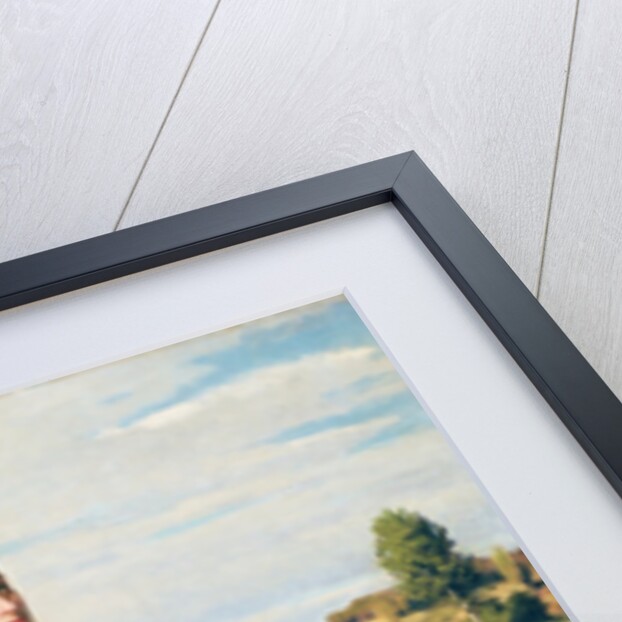 Woman in Violet, 1874 by Pal Szinyei Merse