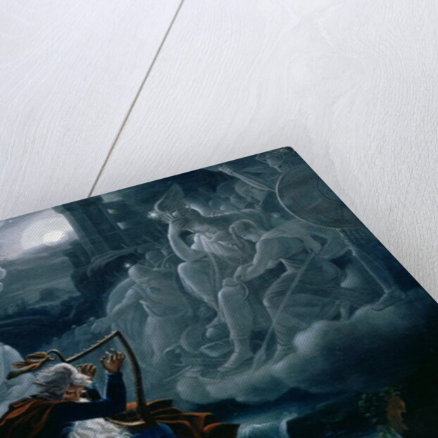 Ossian conjures up the spirits on the banks of the River Lorca by Karoly Kisfaludy