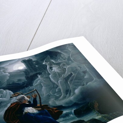 Ossian conjures up the spirits on the banks of the River Lorca by Karoly Kisfaludy