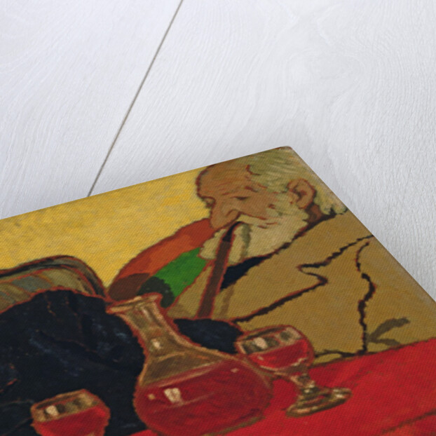 My Father with Uncle Piacsek Drinking Red Wine, 1907 by Jozsef Rippl-Ronai