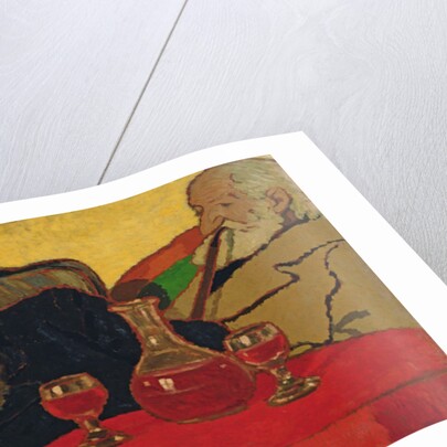 My Father with Uncle Piacsek Drinking Red Wine, 1907 by Jozsef Rippl-Ronai