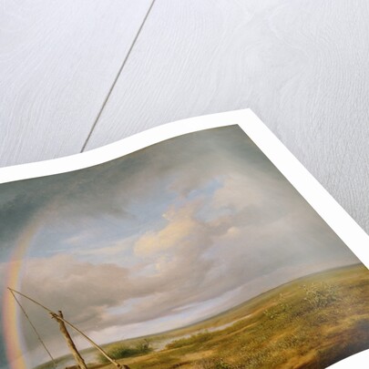 Well Against a Rainbow, 19th century by Karoly I Marko