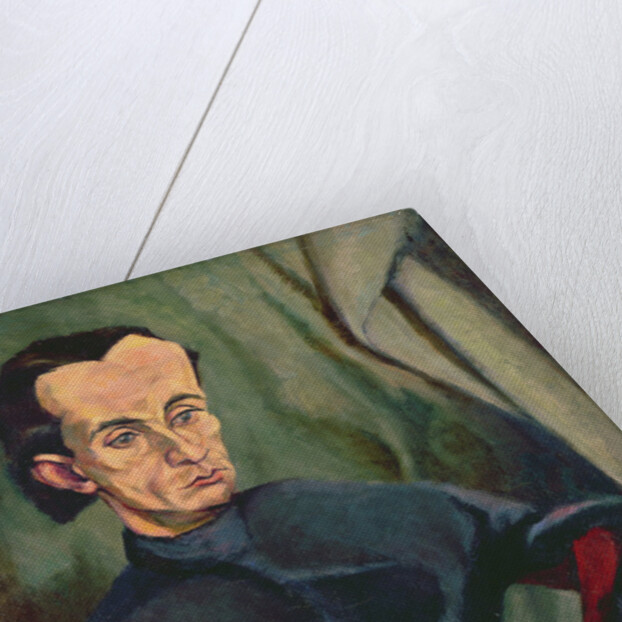 Portrait of Lasjos Kassak by Tihonyi Lajos