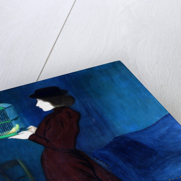 Woman with a Bird Cage by Jozsef Rippl-Ronai