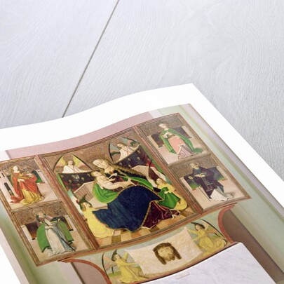 Altarpiece of the Virgin Mary from Liptoszentandras c.1480 by Hungarian School