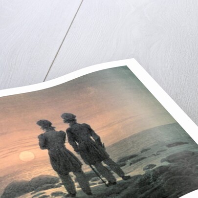 Two men by the sea, 1817 by Caspar David Friedrich