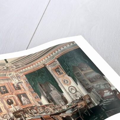 The Study of Alexander III at Gatchina Palace, c.1881 by Eduard Hau