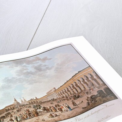 Moscow: view of the Great Square by de la Berthe, 1799 by Anonymous