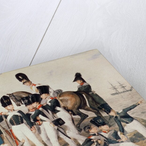 Tsarevich Alexander with his Cadets at Peterhof by Aleksandr Pavlovich Bryullov