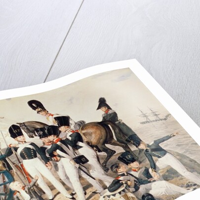 Tsarevich Alexander with his Cadets at Peterhof by Aleksandr Pavlovich Bryullov