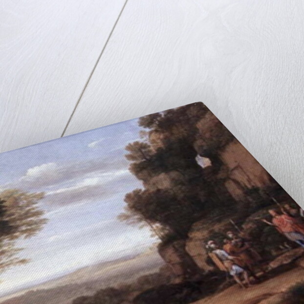 Landscape with David at the Cave of Abdullam, 1658 by Claude Lorrain