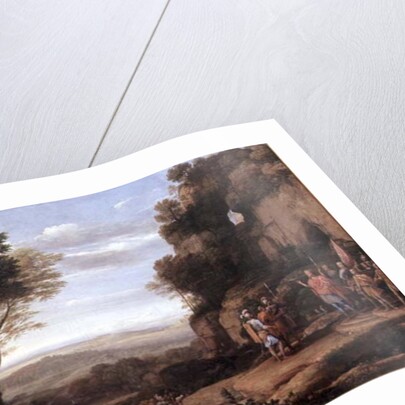 Landscape with David at the Cave of Abdullam, 1658 by Claude Lorrain