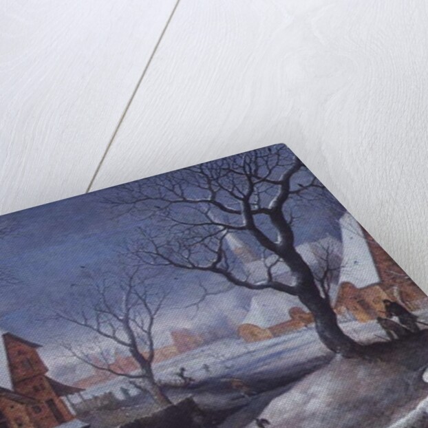 Winter Landscape with Fowlers by Adriaen van Stalbemt