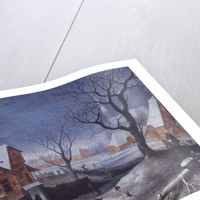 Winter Landscape with Fowlers by Adriaen van Stalbemt