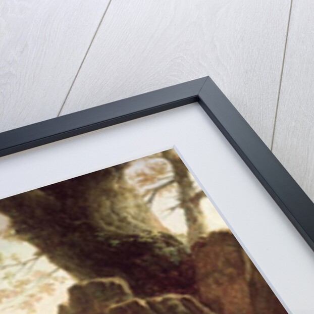 Two spaniels in a landscape by Charles Towne