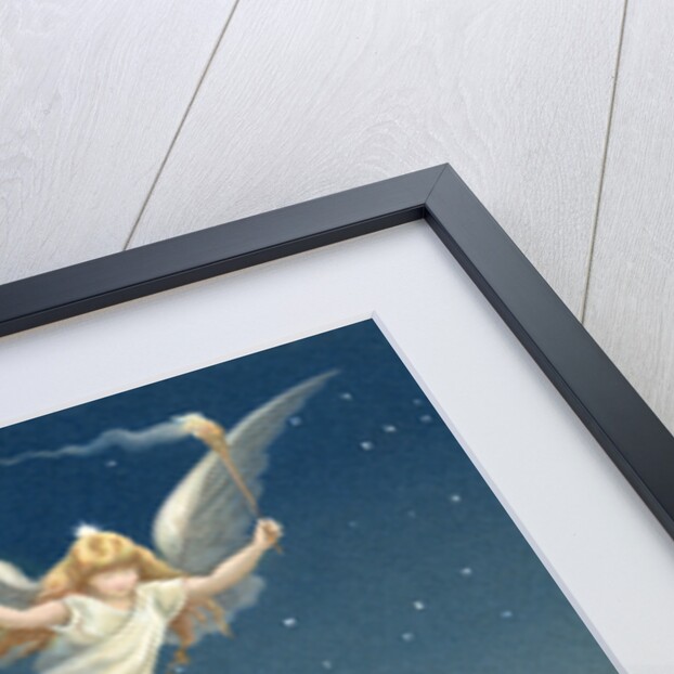 Christmas card, 1885 by Thomas Moran