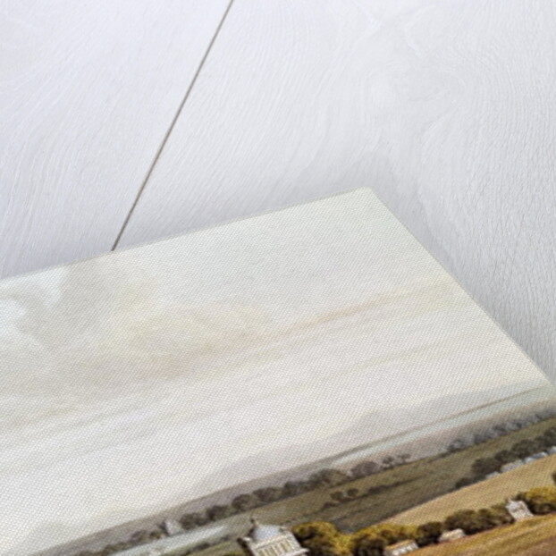 Second view looking north from the Pagoda near Conjeveram by James Wathen