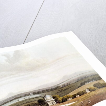 Second view looking north from the Pagoda near Conjeveram by James Wathen