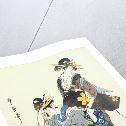 Two Female Figures by Kitagawa Utamaro