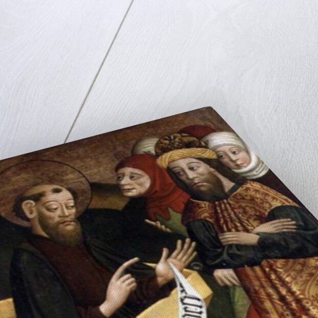 Panel of the former high altarpiece of the Church of Saint Peter and Saint Paul in Csíksomlyó, c.1480 by Hungarian School