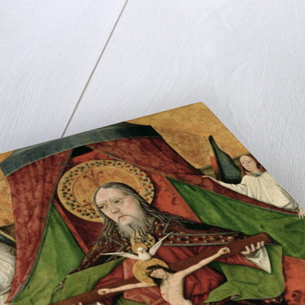 The Holy Trinity, central panel of the high altarpiece of the Church of the Holy Trinity in Mosóc 1471 by GH Master