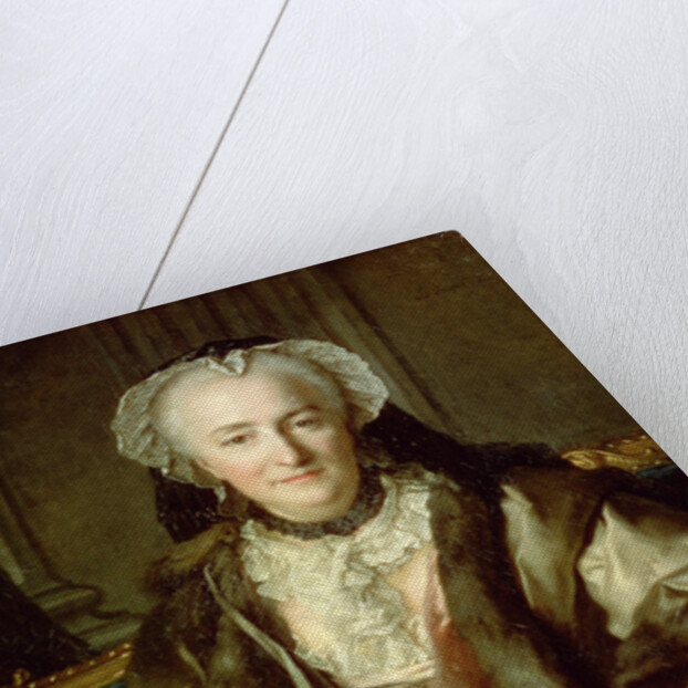 Madame Dange Sewing, 1753 by Louis M. Tocque