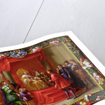 Peter IV, King of Aragon being visited by Guillaume-Raymond Moncada by Jan van & Primo Luigi Kessel