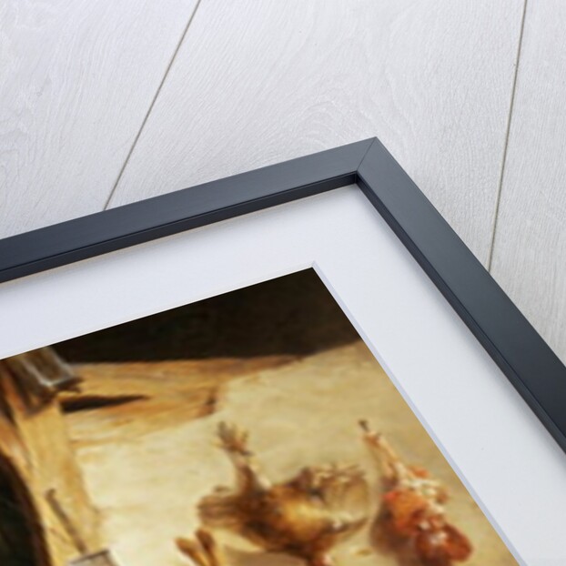 A Kitchen Interior with a Servant Girl Surrounded by Utensils, Vegetables and a Lobster on a Plate by Cornelis van Lelienbergh