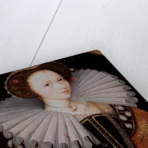 Portrait of a Lady with a Large Ruff, an Armillary Sphere in the Background by English School