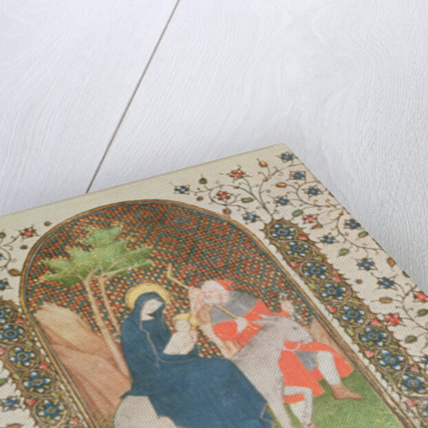 Flight into Egypt, French, 14th century by French School