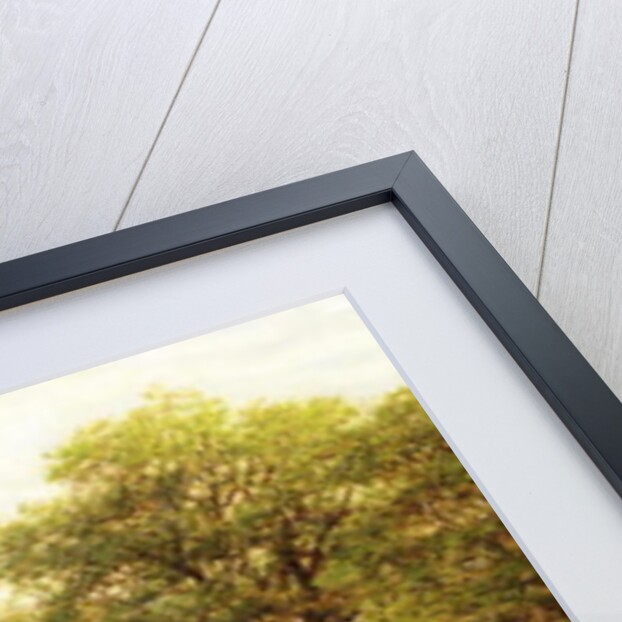 Landscape with Children by a Pond, 1884 by George William Mote