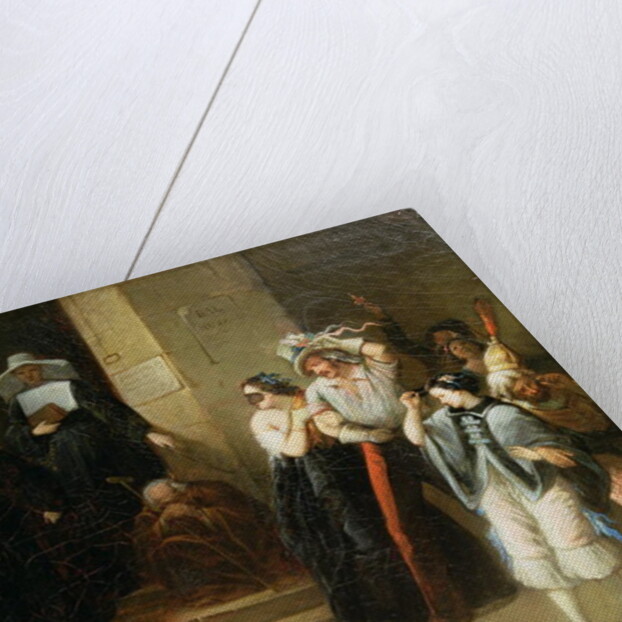 The Masked Ball, c.1870 by Henri Victor Deveria