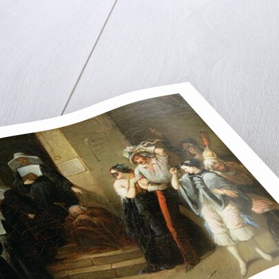 The Masked Ball, c.1870 by Henri Victor Deveria