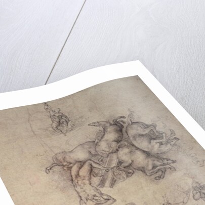 The Fall of Phaethon, 1533 by Michelangelo Buonarroti