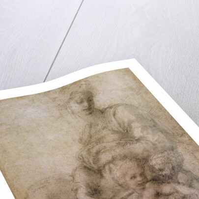 The Virgin and Child with the infant Baptist, c.1530 by Michelangelo Buonarroti