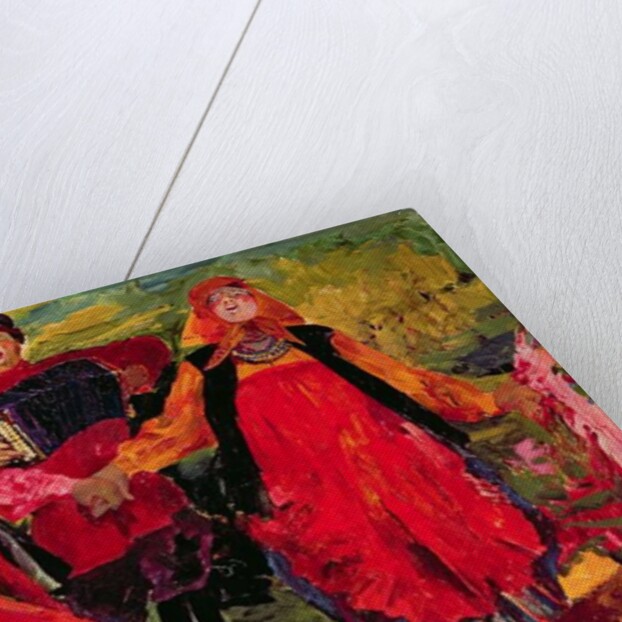 Russian Peasants Singing by Filipp Andreevic Maljavin